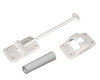 Cynder Door Holder 6" T-Style Polar White W/ Bumper